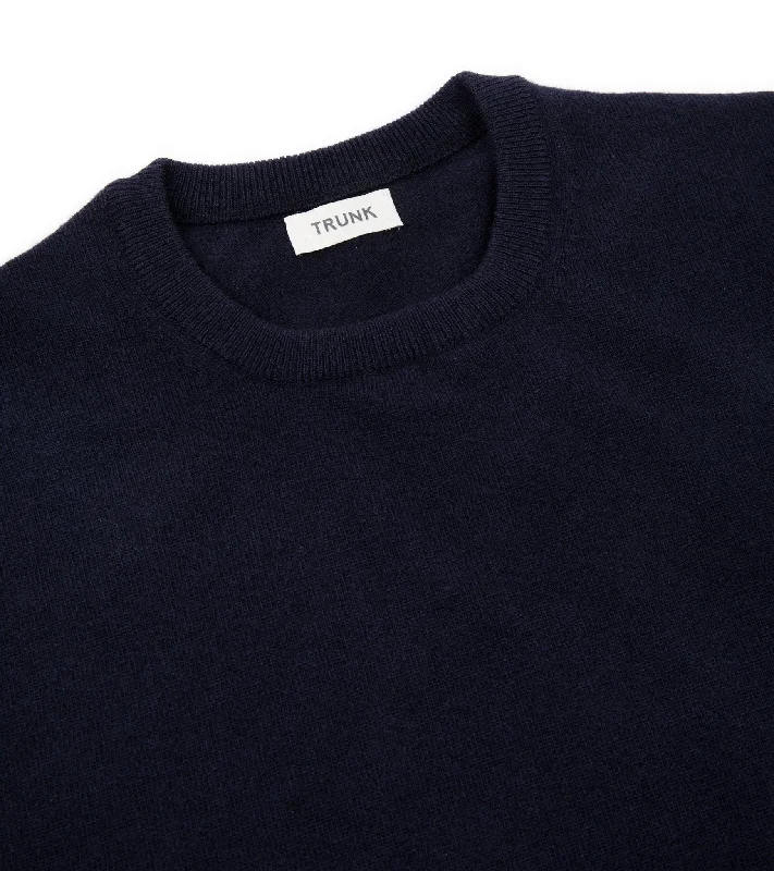 Trunk Walden Geelong Crew Neck Sweater: Navy