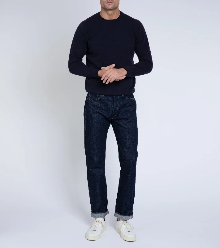 Trunk Walden Geelong Crew Neck Sweater: Navy