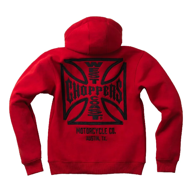 WCC OG ATX ZIP HOODY RED