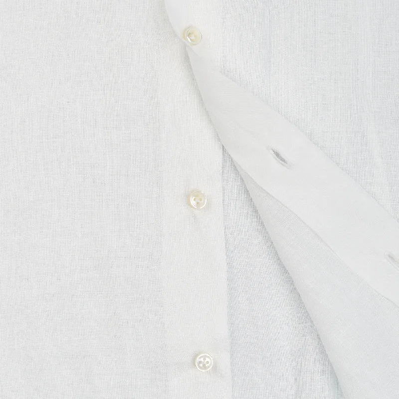 WHITE LINEN SHIRT