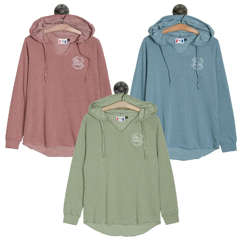 WOMENS SOFT V-NECK HOODIE - WSVH