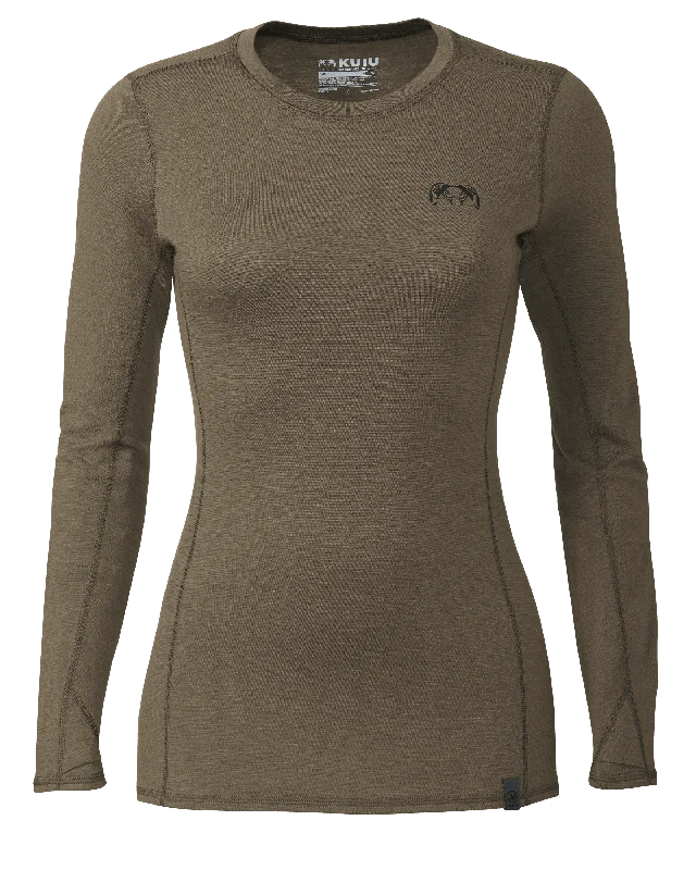 Women's ULTRA Merino 145 LS Crew | Ash