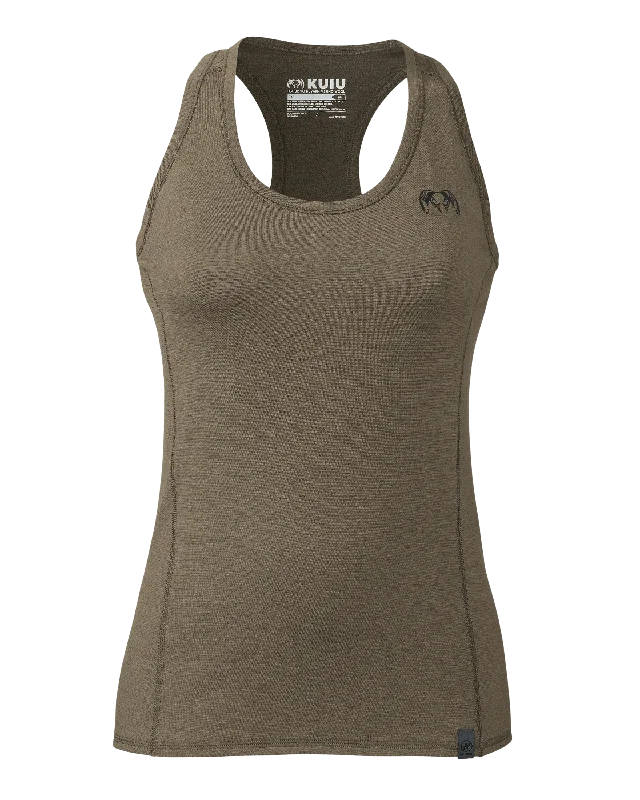 Women's ULTRA Merino 145 Racerback Tank | Ash