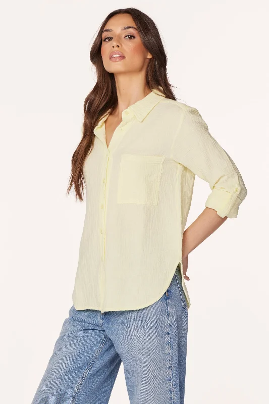 ROLL SLEEVE BUTTON FRONT SHIRT