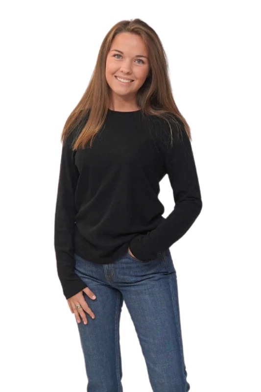 Cashmere Loose Long Sleeve Tee