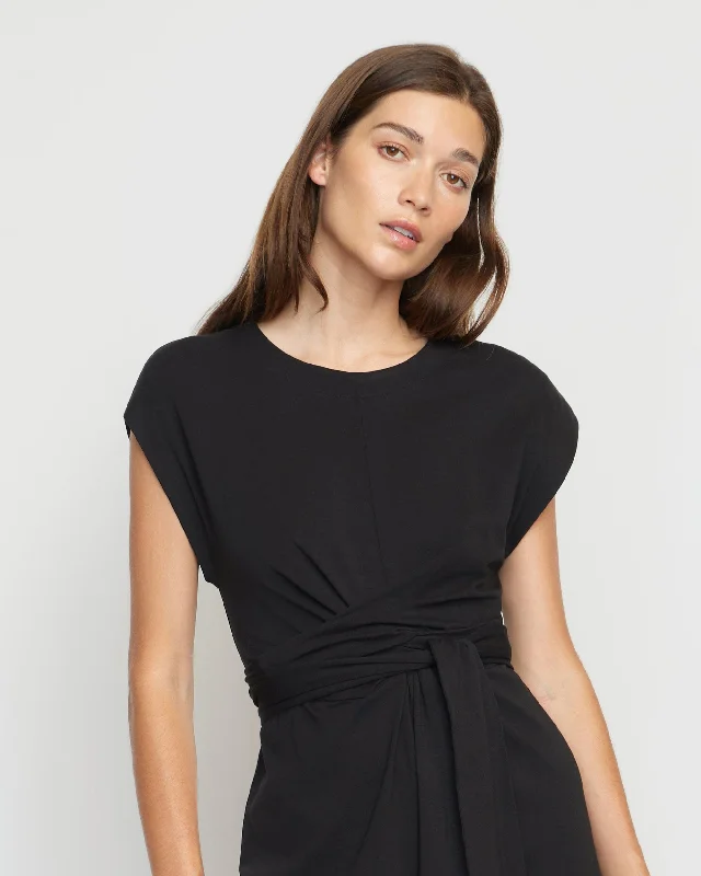 Fei Tie-Front Organic Cotton Dress