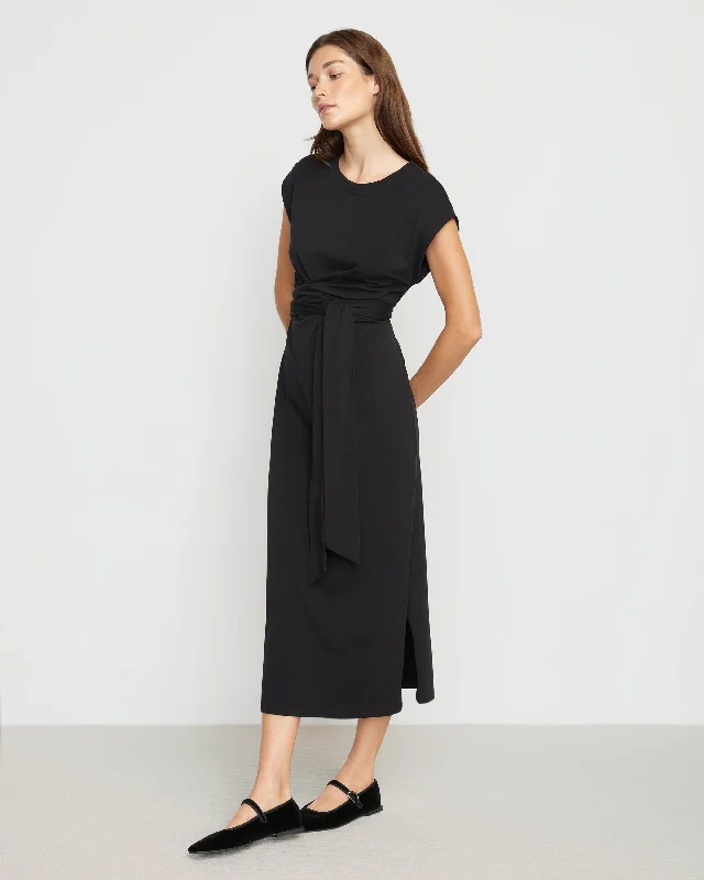 Fei Tie-Front Organic Cotton Dress