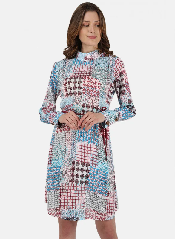 Womens Multi Color Printed Tunic