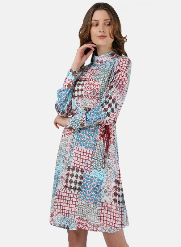 Womens Multi Color Printed Tunic