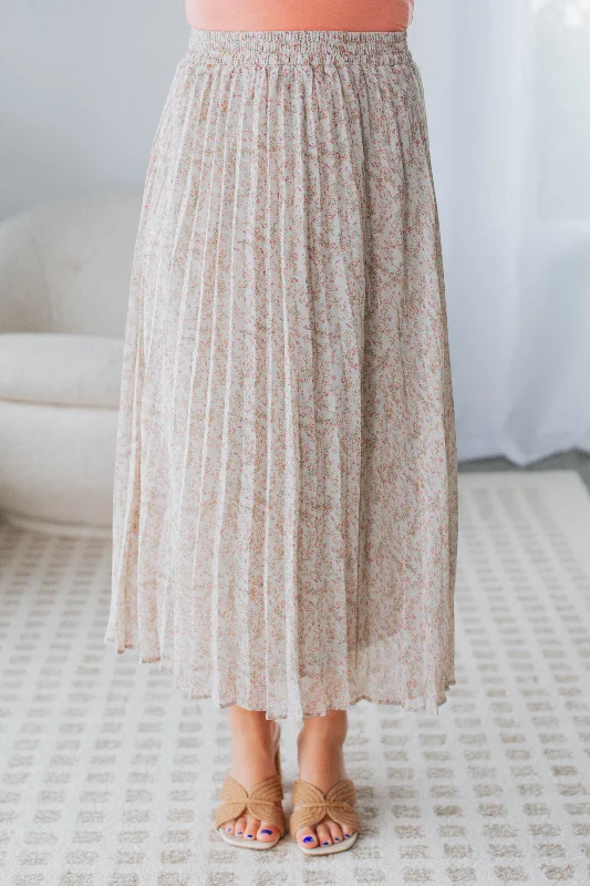 Orson Midi Skirt - Sage Mix