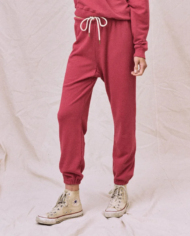 The Stadium Sweatpant. Solid -- Sweet Plum