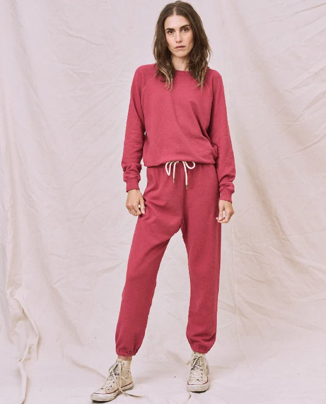 The Stadium Sweatpant. Solid -- Sweet Plum