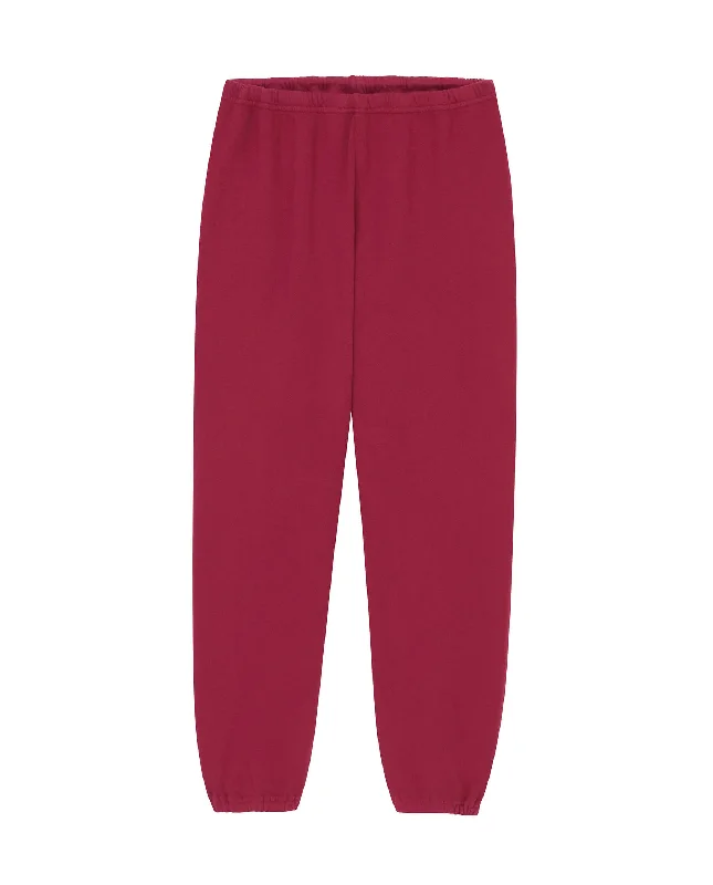 The Stadium Sweatpant. Solid -- Sweet Plum