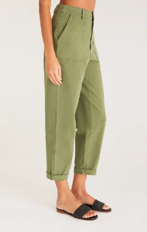 Zoe Cotton Twill Pant