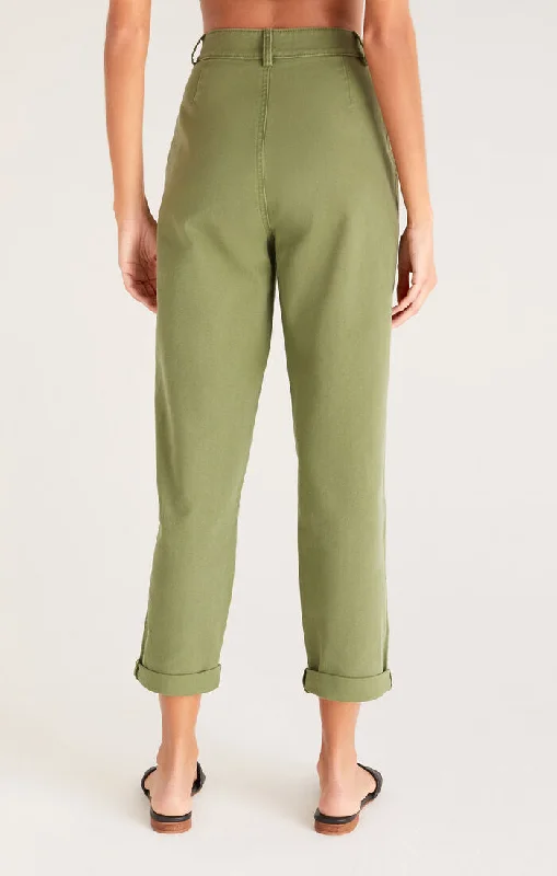 Zoe Cotton Twill Pant