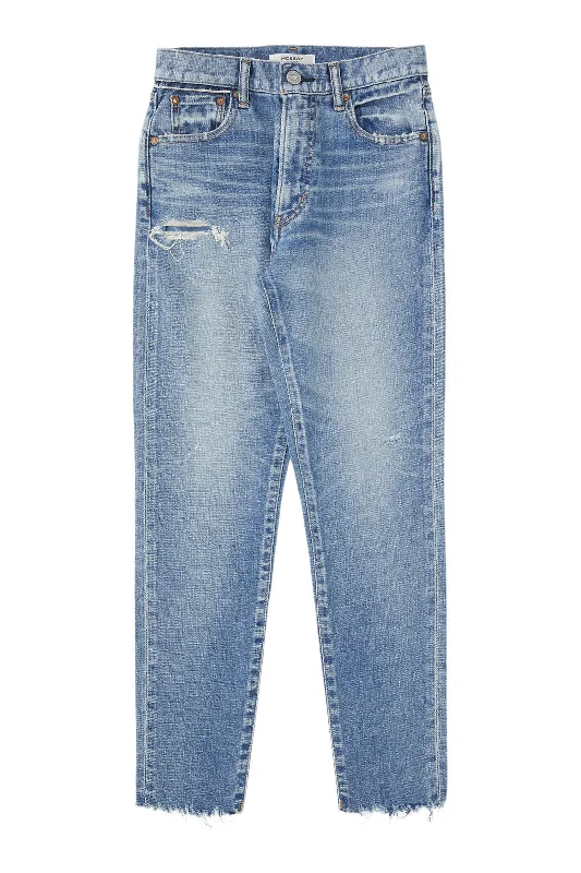 Moussy Denim Hammond High Rise Skinny Jean in Light Blue