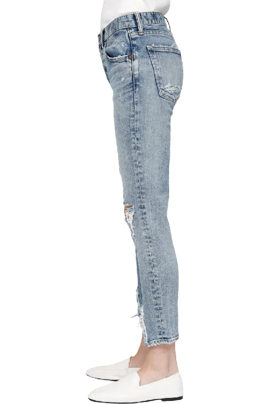 Moussy Denim Ithan Skinny Jeans in Light Blue