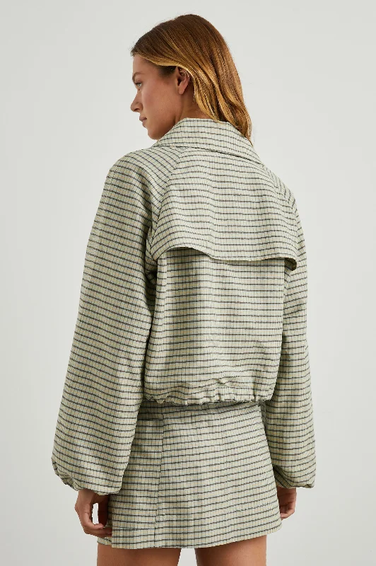 NORTH JACKET - SAGE MINI CHECK