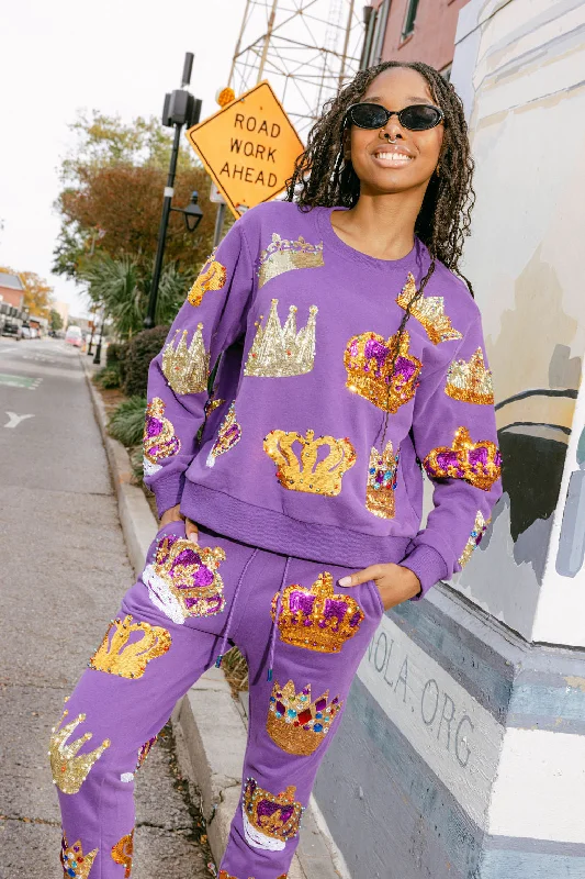 Purple Crown Jogger