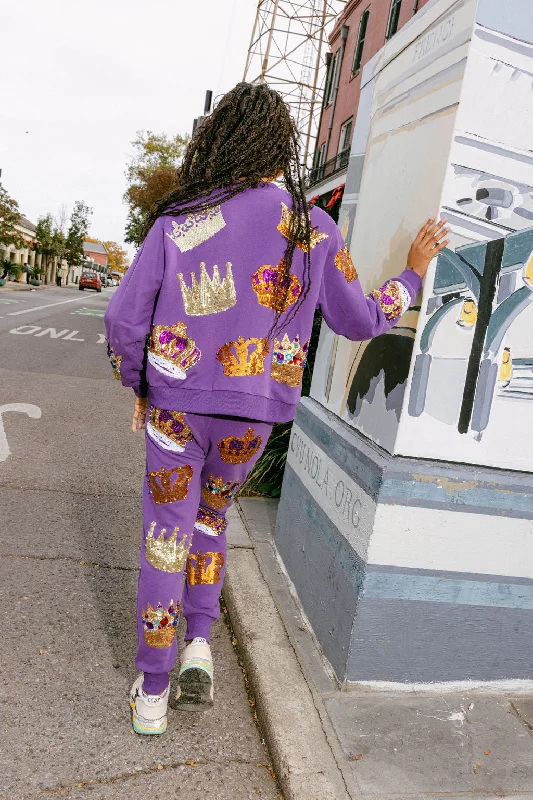 Purple Crown Jogger