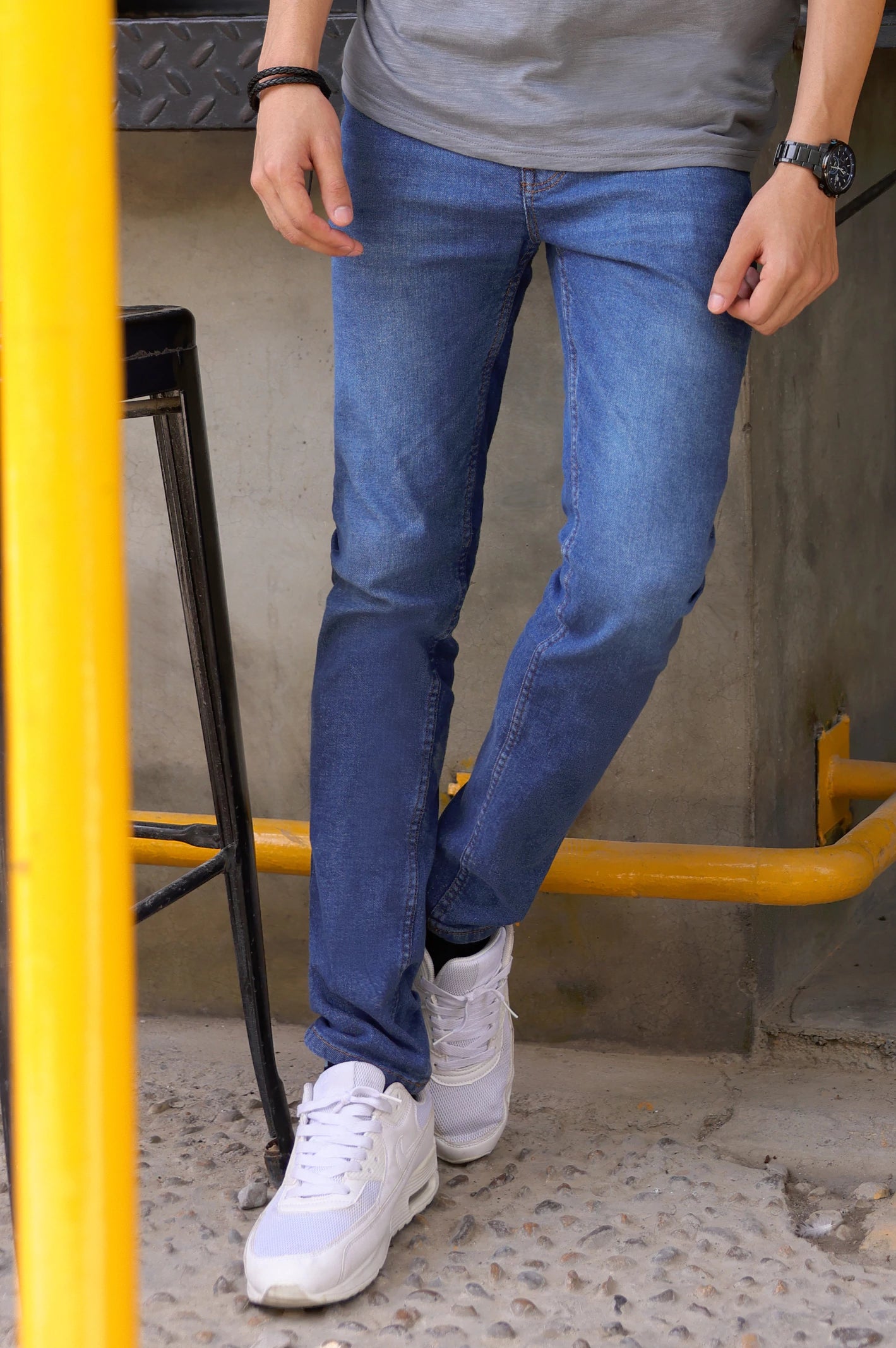 Medium Blue Slim Fit Jeans