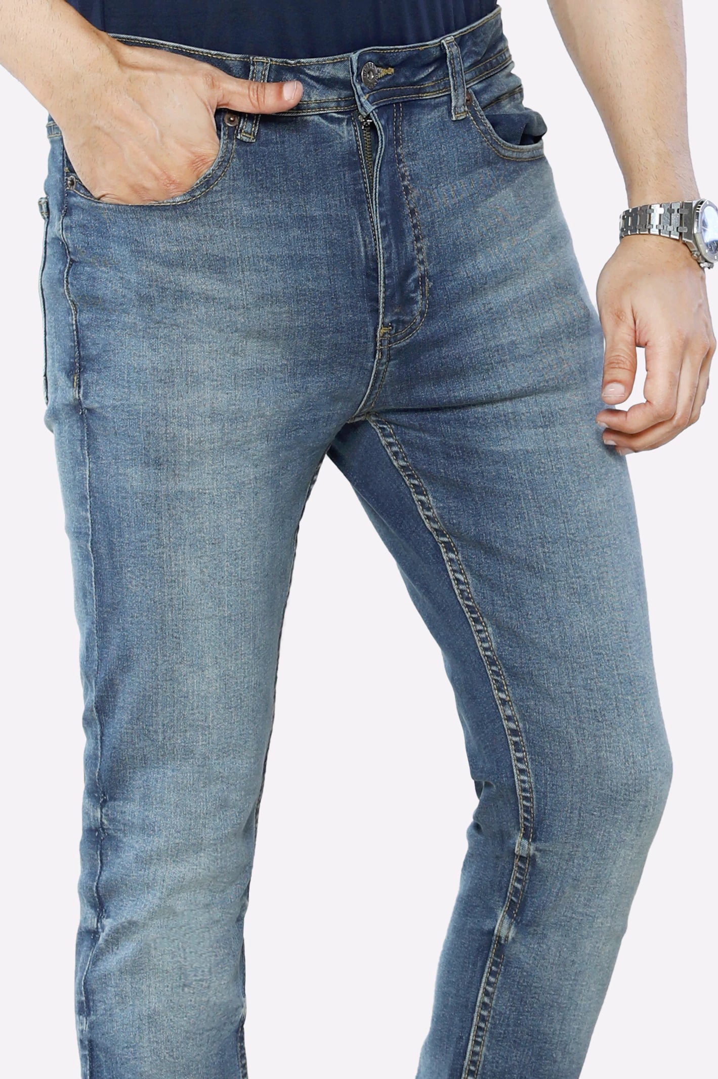 Medium Blue Slim Fit Jeans