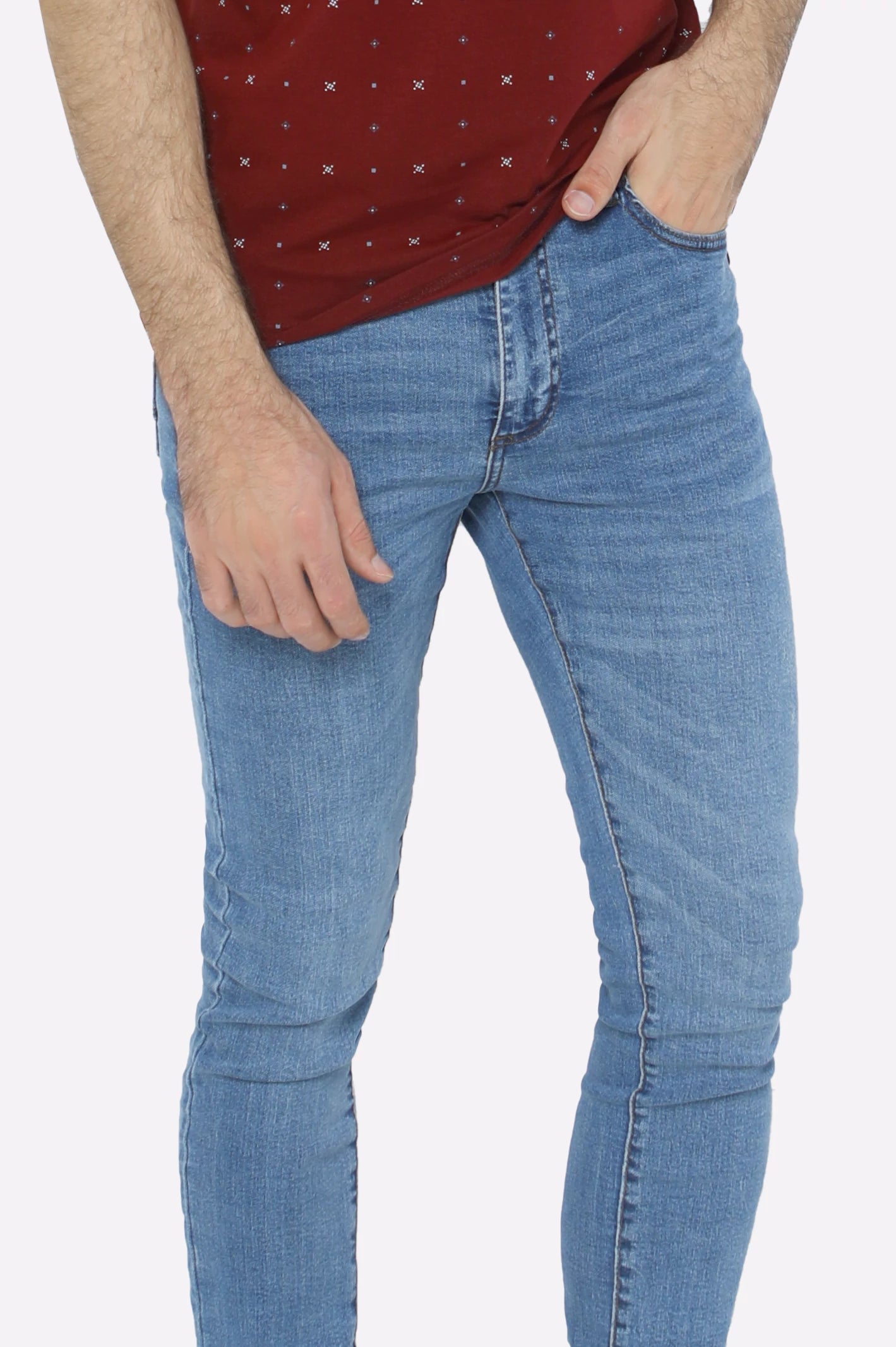 Light Blue Slim Fit Jeans