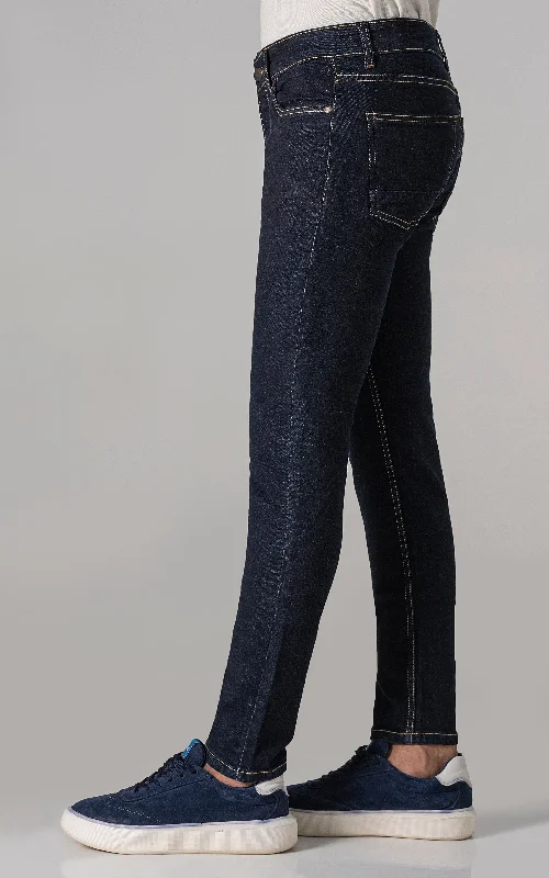 SLIM LEG JEANS DARK BLUE