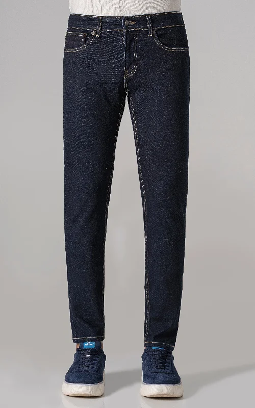 SLIM LEG JEANS DARK BLUE