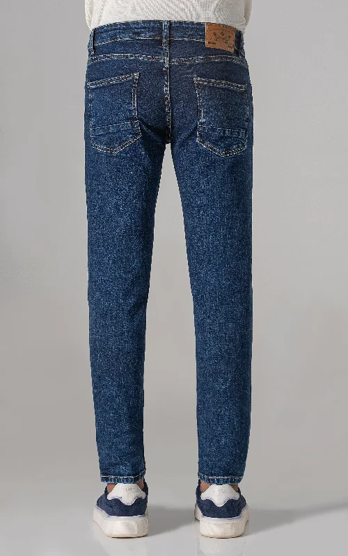 SLIM LEG JEANS DARK BLUE