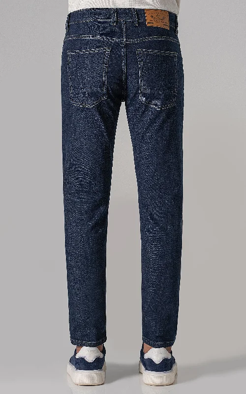 SLIM LEG JEANS DARK BLUE