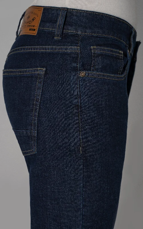 SLIM LEG JEANS DARK BLUE