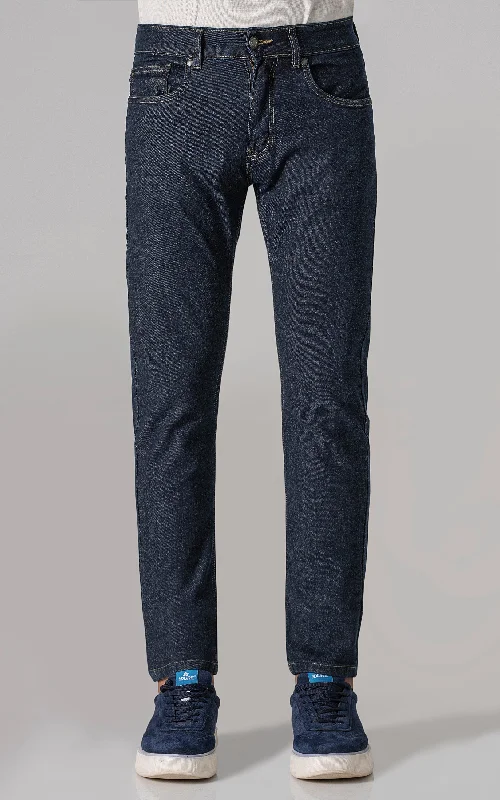 SLIM LEG JEANS DARK BLUE TINT