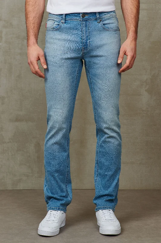 Jeans 5 poches, coupe régulière, 32'' - Homme