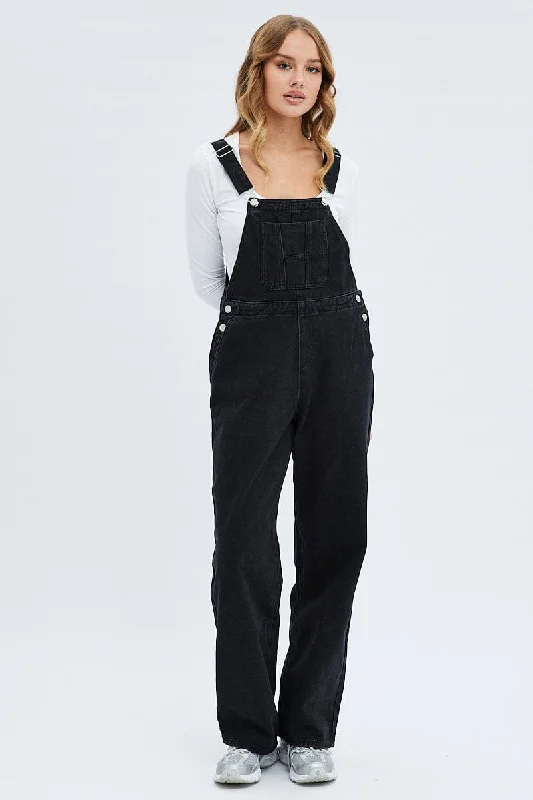 Black Overall Denim