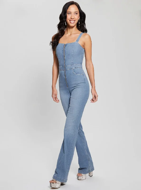 Blue Denim Mariposa Jumpsuit