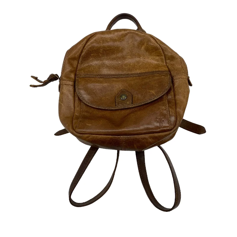 BROWN BACKPACK DESIGNER by FRYE Size:SMALL