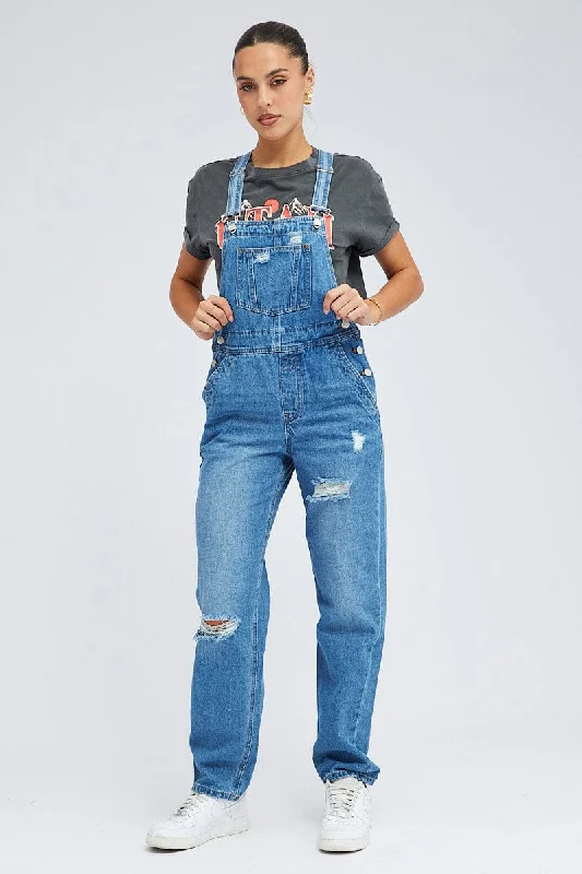 Denim Overall Jeans