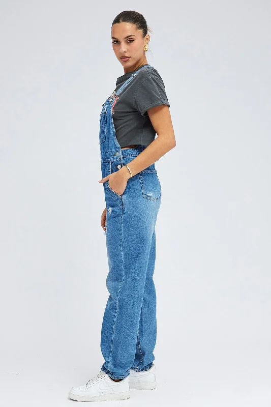 Denim Overall Jeans