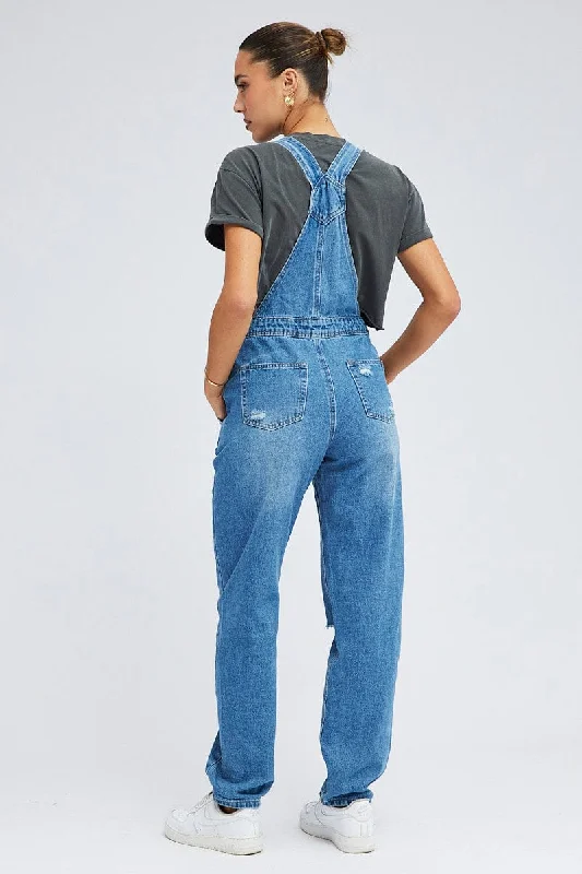 Denim Overall Jeans