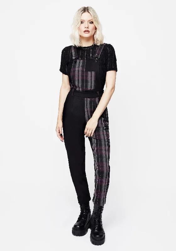 Gambit Spliced Check Dungarees